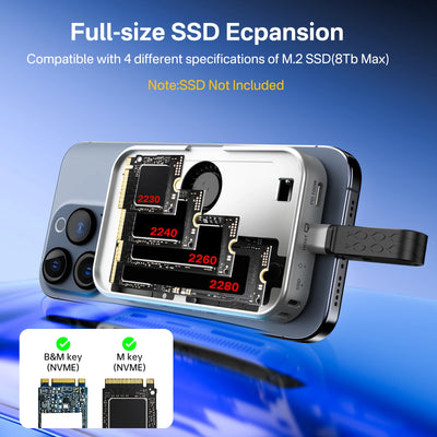 Magnetic M.2 NVMe SSD Dock (SSD Not Included)