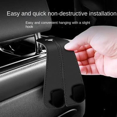 Leather Car Seat Back Hook (MR)
