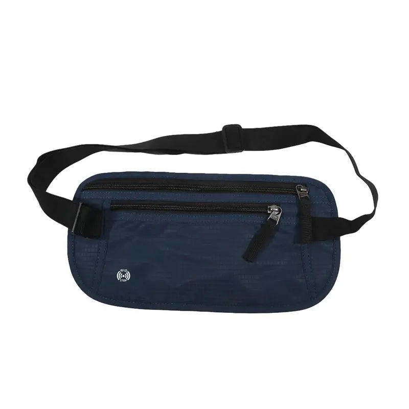 RFID Travel Money Belt Passport Holder