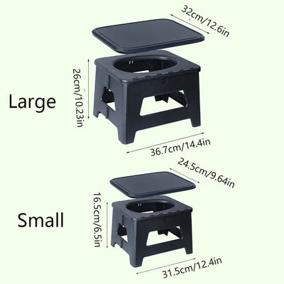 Foldable Odor-Proof Camping Toilet