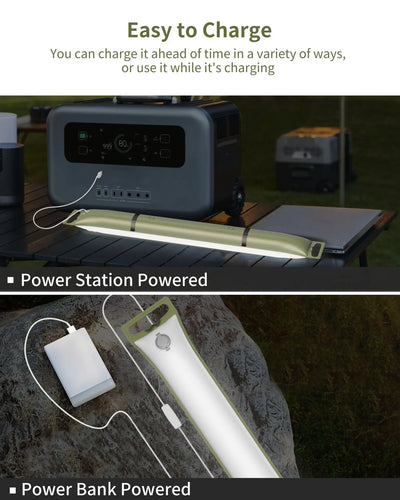 Solar LED Tube Camping Light