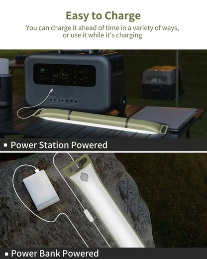 Solar LED Tube Camping Light
