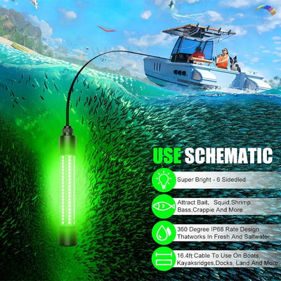 18V LED Underwater Fishing Light