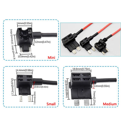 Automotive Add-a-Circuit Fuse Tap Adapters (5/10-Pack)