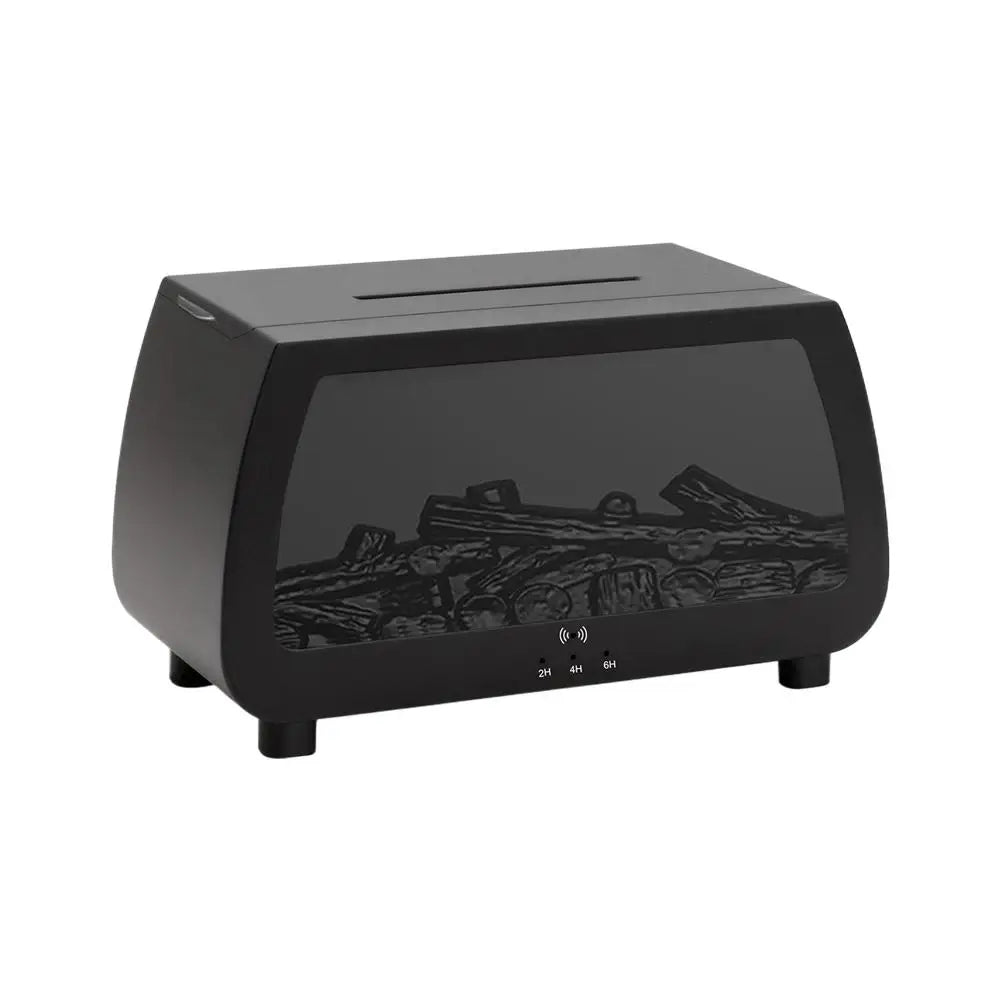 Flame Effect Ultrasonic Aroma Diffuser with LED Lights