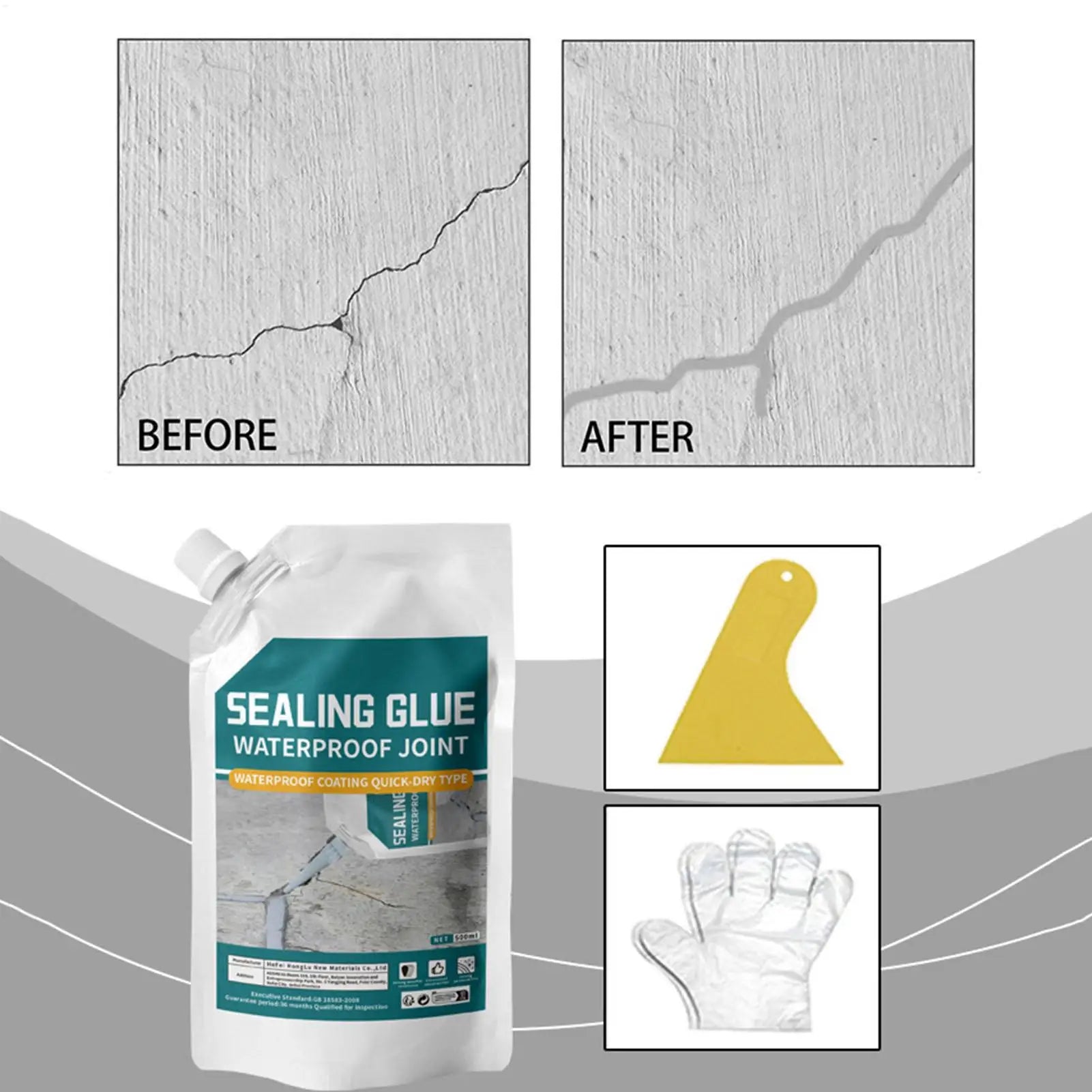 Concrete Crack Repair Filler 500ml
