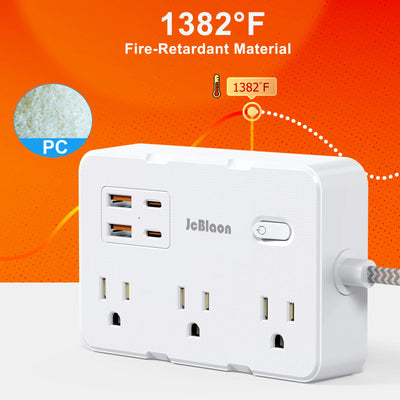 10-in-1 Desktop Power Strip with USB-C