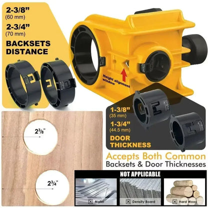 Wood Door Lock Installation Kit