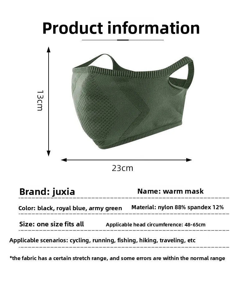Windproof Face & Neck Gaiter with Ear Loops