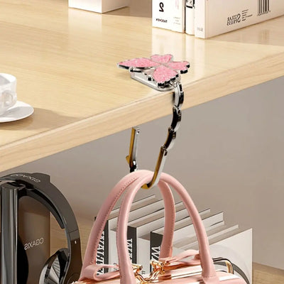 Portable Butterfly Handbag Hook