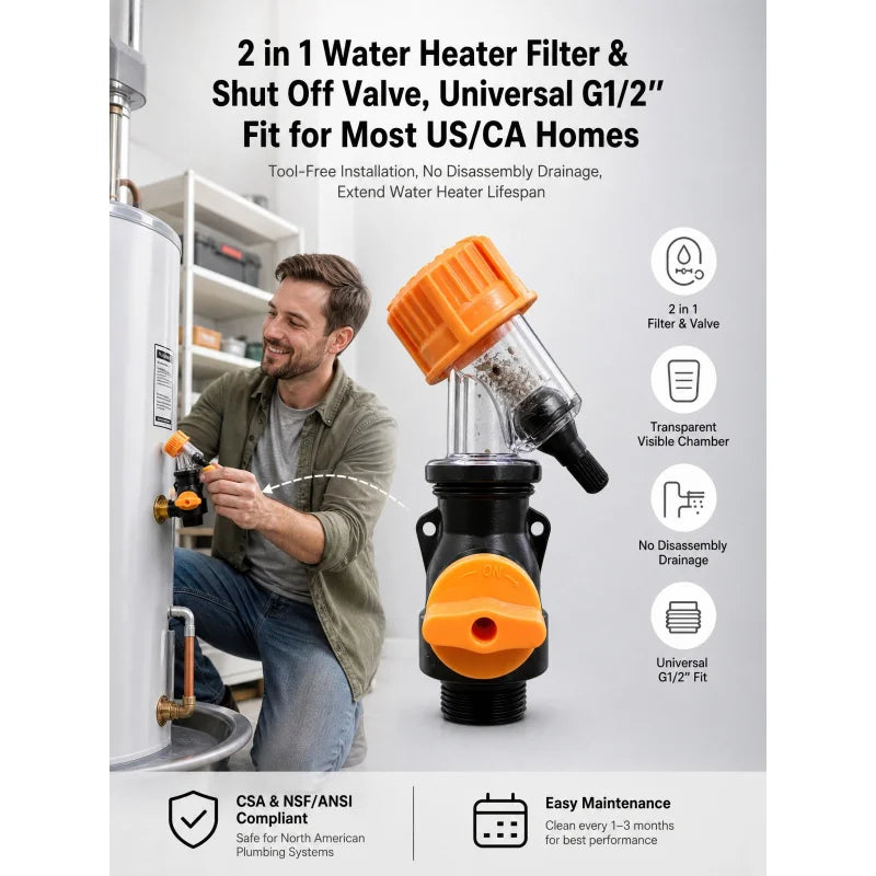 Water Heater Descaling Faucet Adapter