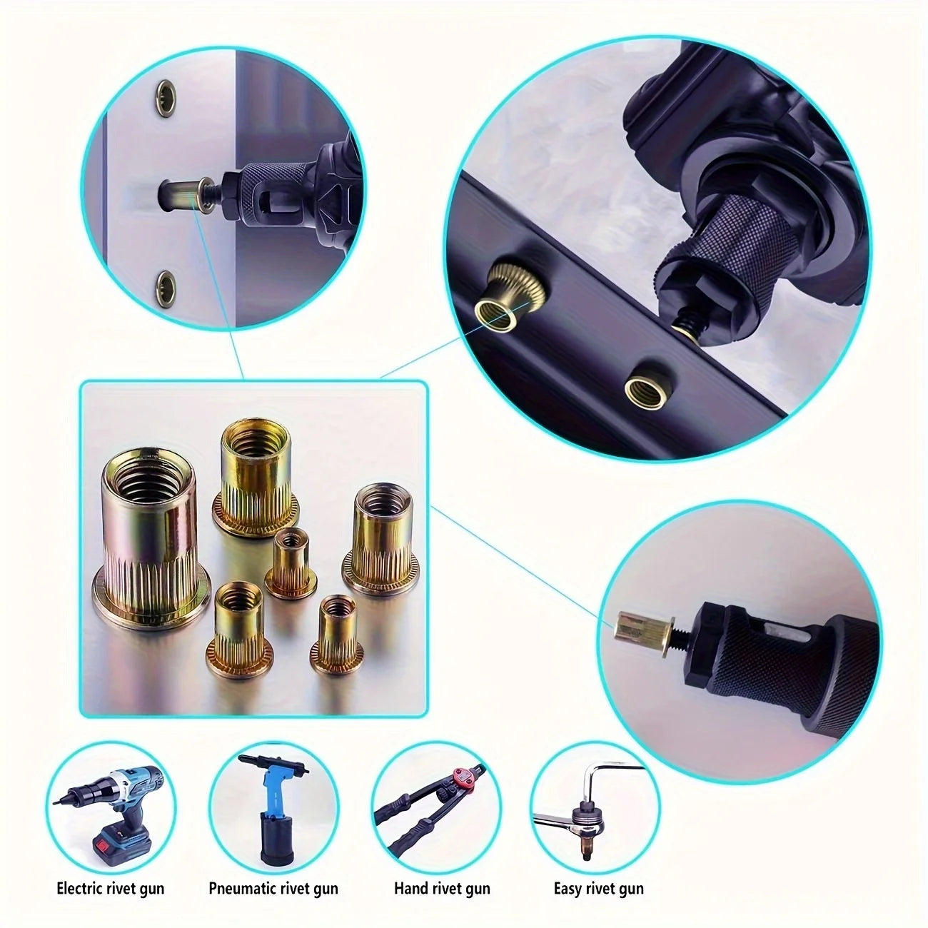 77PCS Rivet Nut Tool Kit