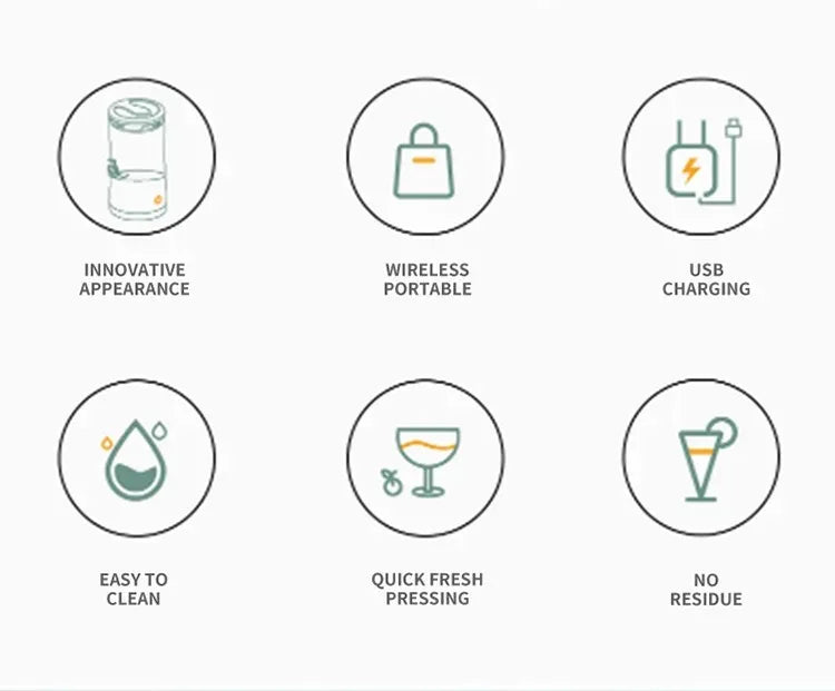 Portable Electric Juicer USB