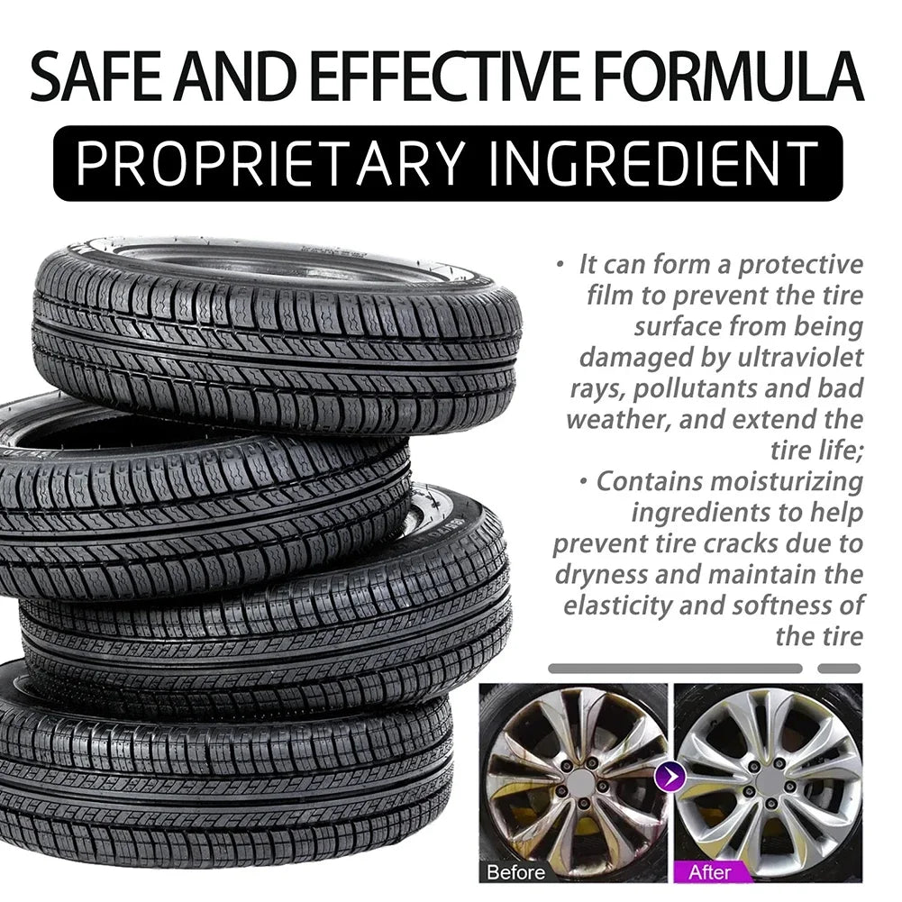 Powerful Wheel & Tire Cleaner Spray 4oz (120ml)
