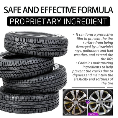Powerful Wheel & Tire Cleaner Spray 4oz (120ml)