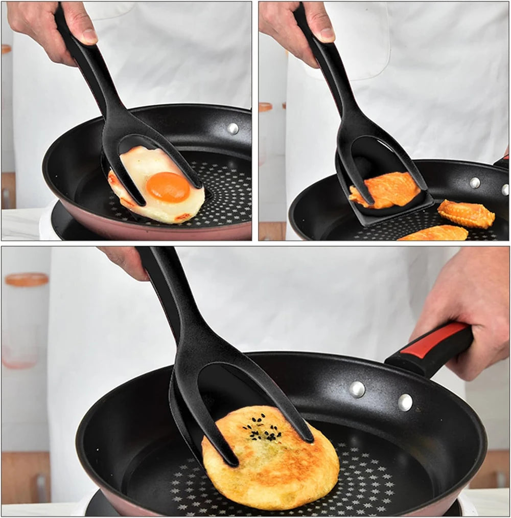 2-in-1 Flip Spatula Tongs
