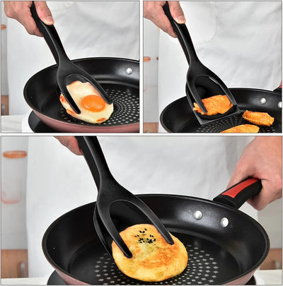 2-in-1 Flip Spatula Tongs