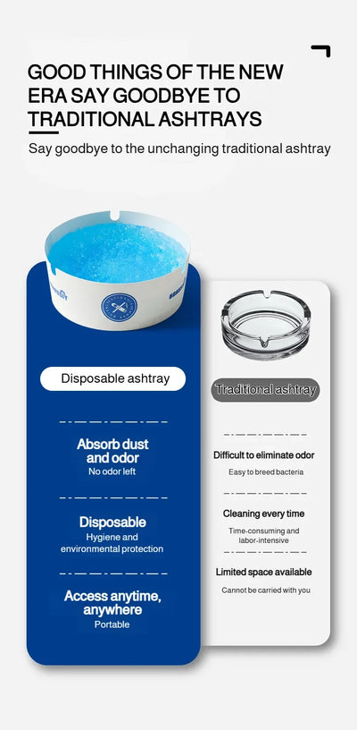 25PCS Disposable Water-Filled Ashtrays