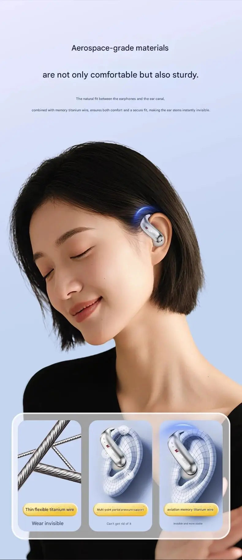 Bluetooth OWS Ear Hook Headphones