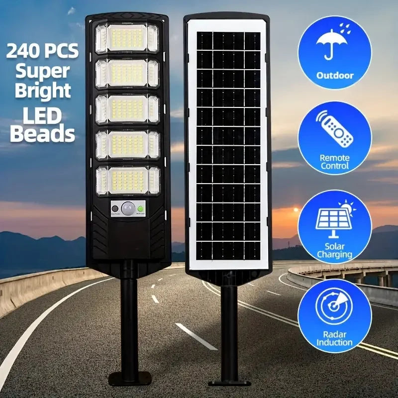 100000LM Solar Street Light IP67 Outdoor LED