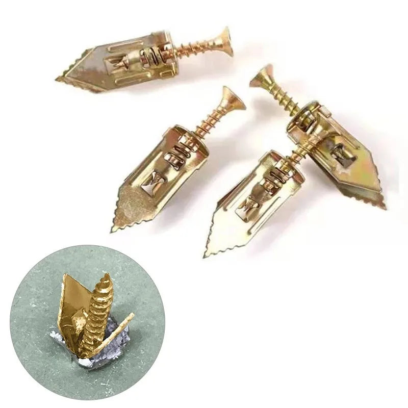 30/60/100Sets Self Drilling Drywall Anchors