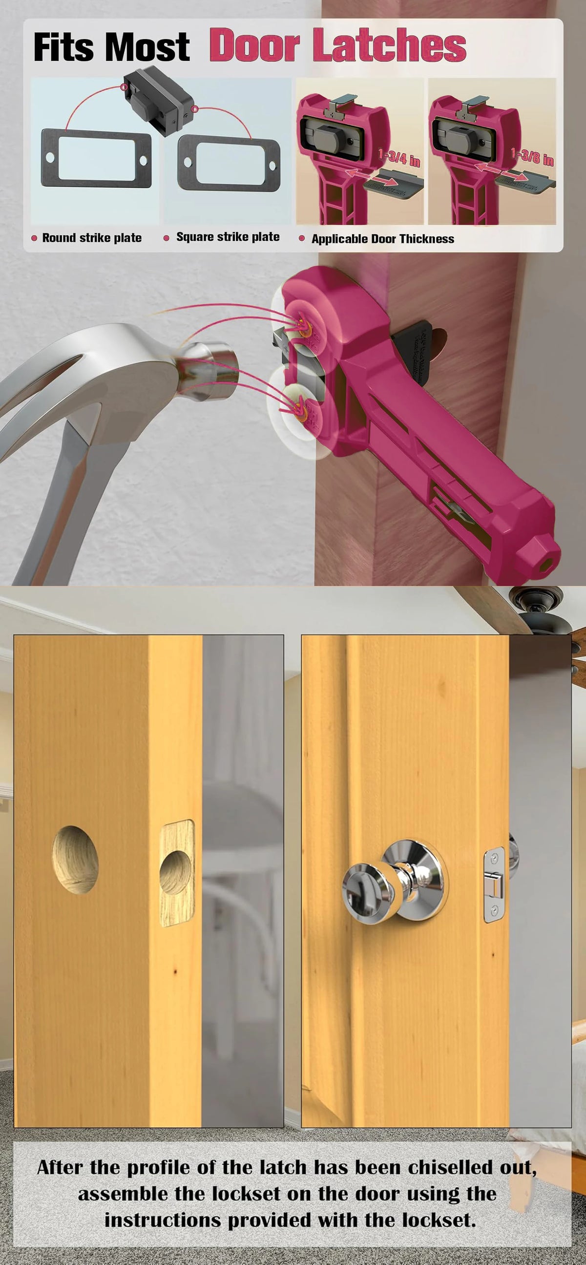 Professional Door Lock Installation Kit