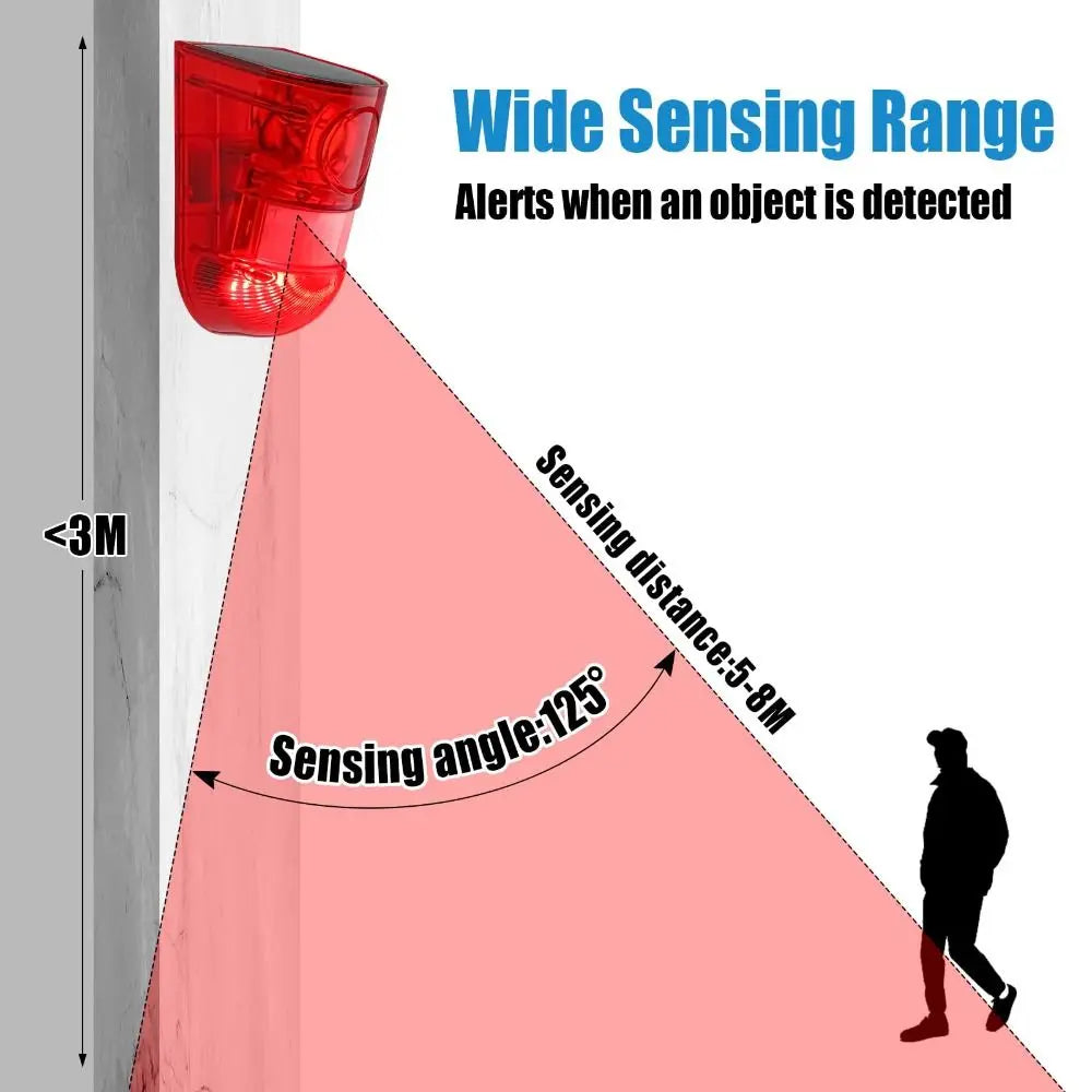 Solar Motion Sensor Alarm