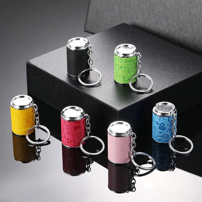 Metal Coin Holder Keychain