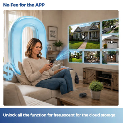2.5K Solar WiFi Outdoor Security Camera