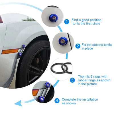 Universal Aluminum Quick-Release Bumper Fastener Kit