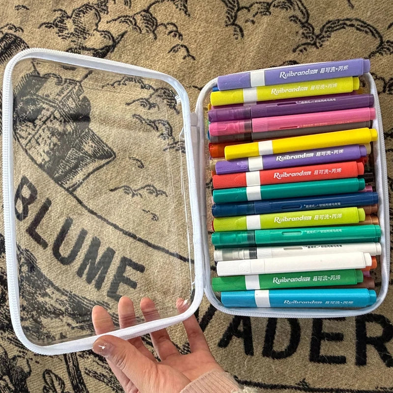 Transparent Zipper Storage Bag