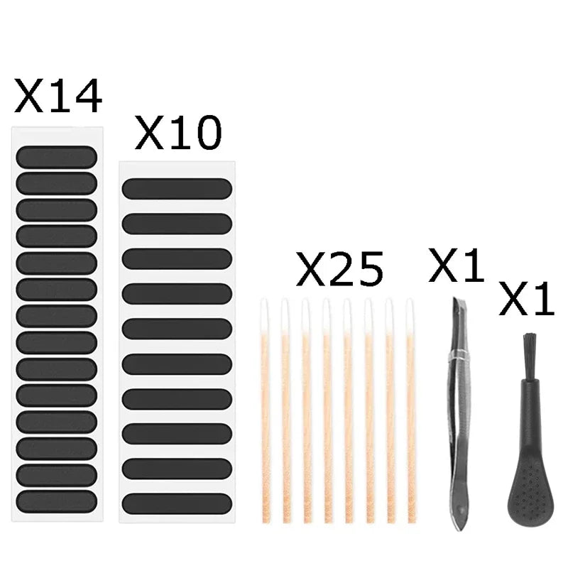Universal Phone Speaker Dust Mesh Stickers & Cleaning Kit