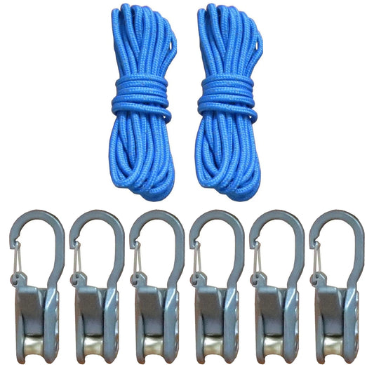 Rope Tensioner with Locking Buckle