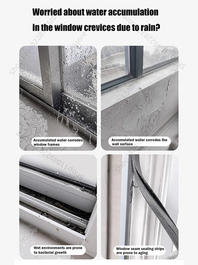 Aluminum Window Water Blocking Bar & Rain Deflector