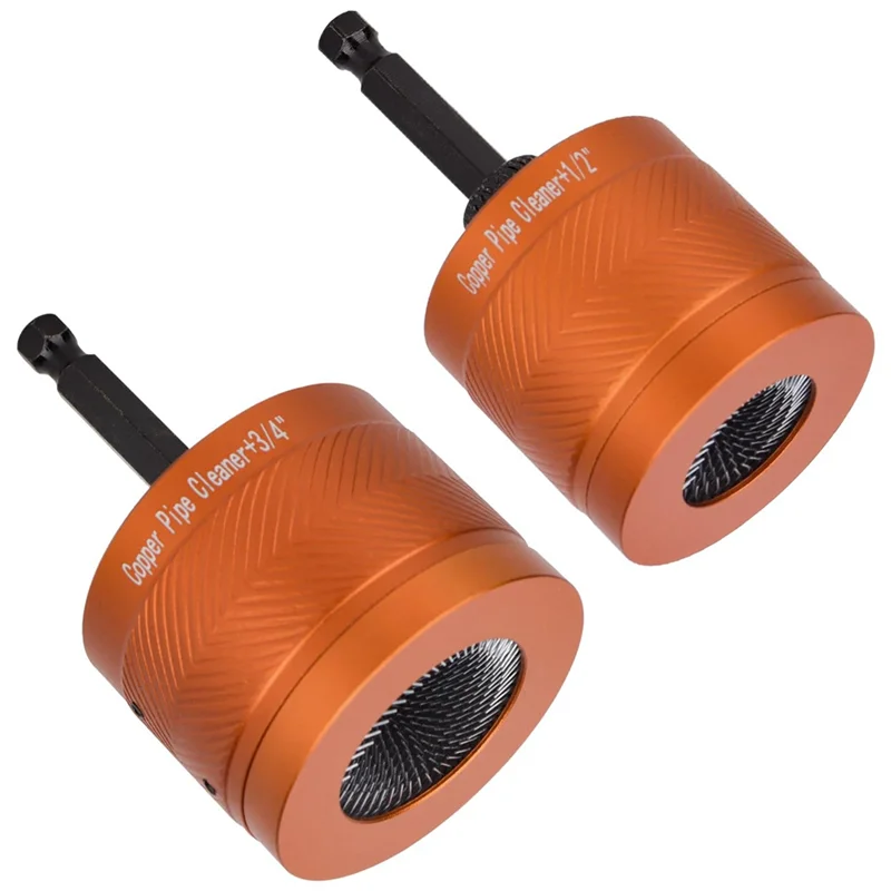 2-Piece Copper Pipe Cleaner Set – 1/2" & 3/4"