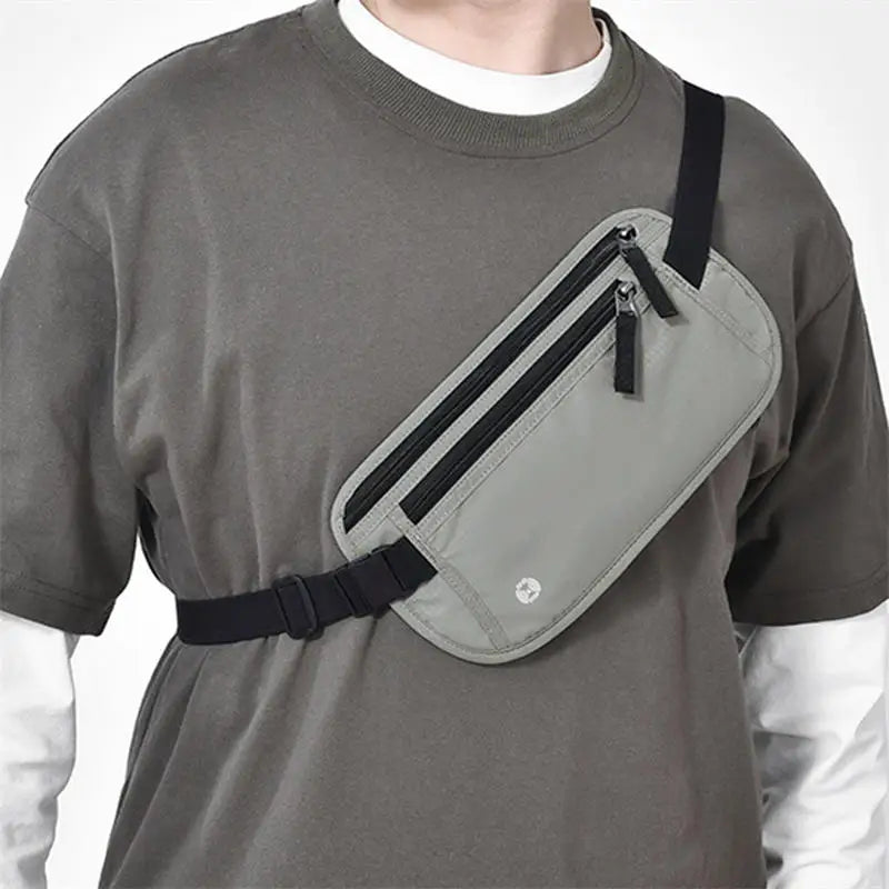 RFID Travel Money Belt Passport Holder
