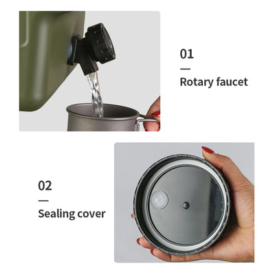 Portable Camping Water Bag 15/20L with Faucet