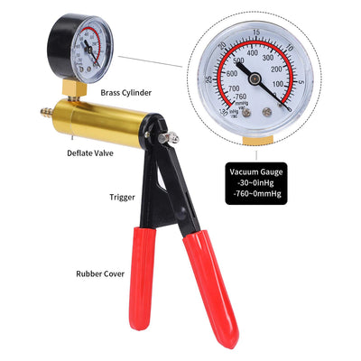 2-in-1 Handheld Brake Bleeder & Vacuum Pump Kit