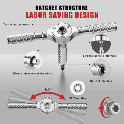 66-in-1 Ratchet Screwdriver Set