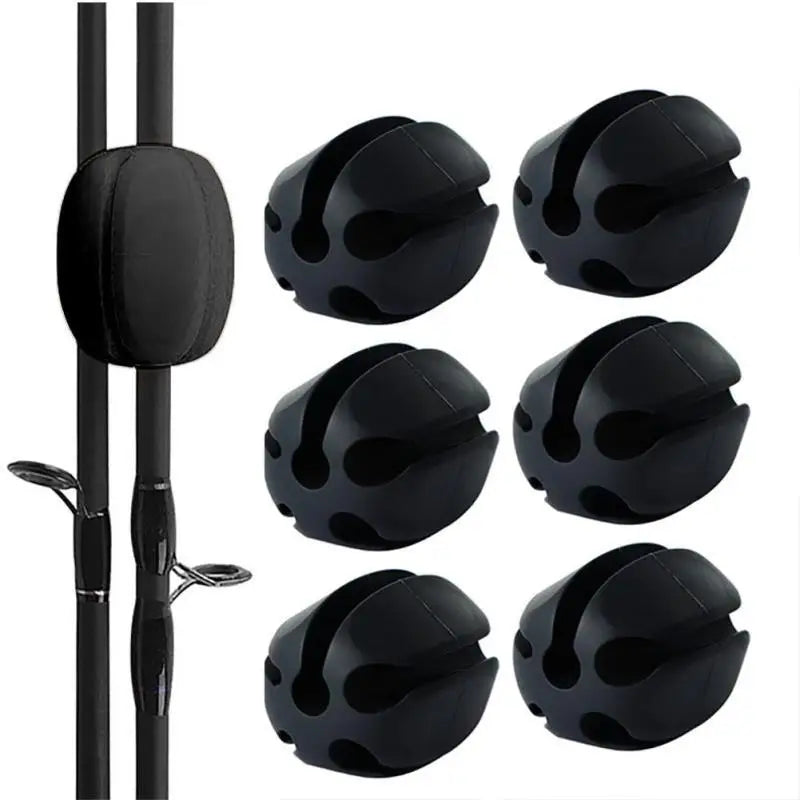 Multi-Functional Silicone Fishing Rod Ball Clips