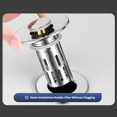 Universal Pop-Up Basin Drain Plug