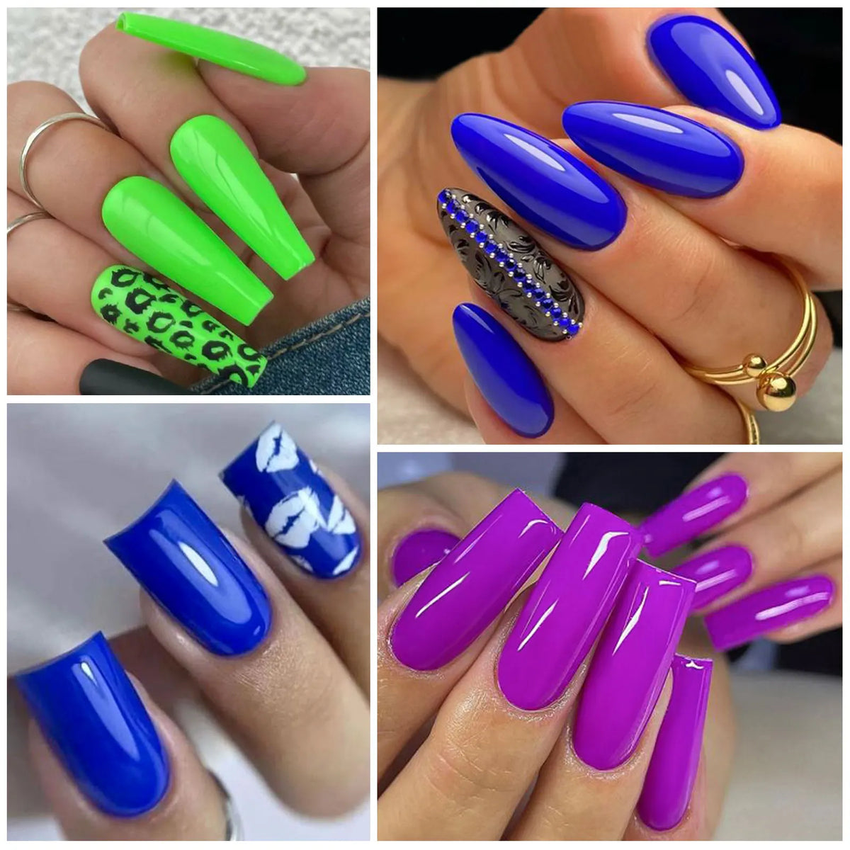 Set de 10 piezas para extensión de uñas de poligel