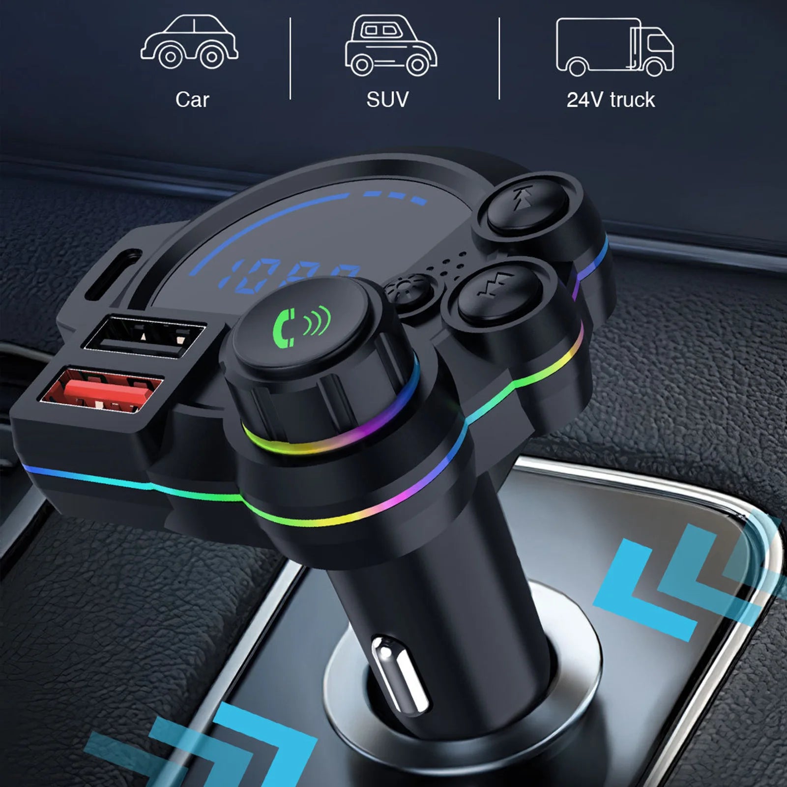 Bluetooth FM Car Charger