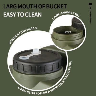 Portable Camping Water Bag 15/20L with Faucet