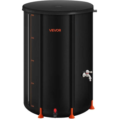 100-Gallon Portable Rainwater Collection Barrel & Folding Water Tank