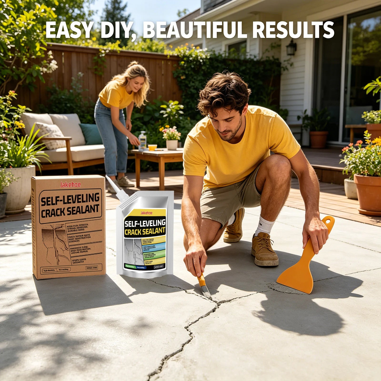 Self-Leveling Crack Sealant