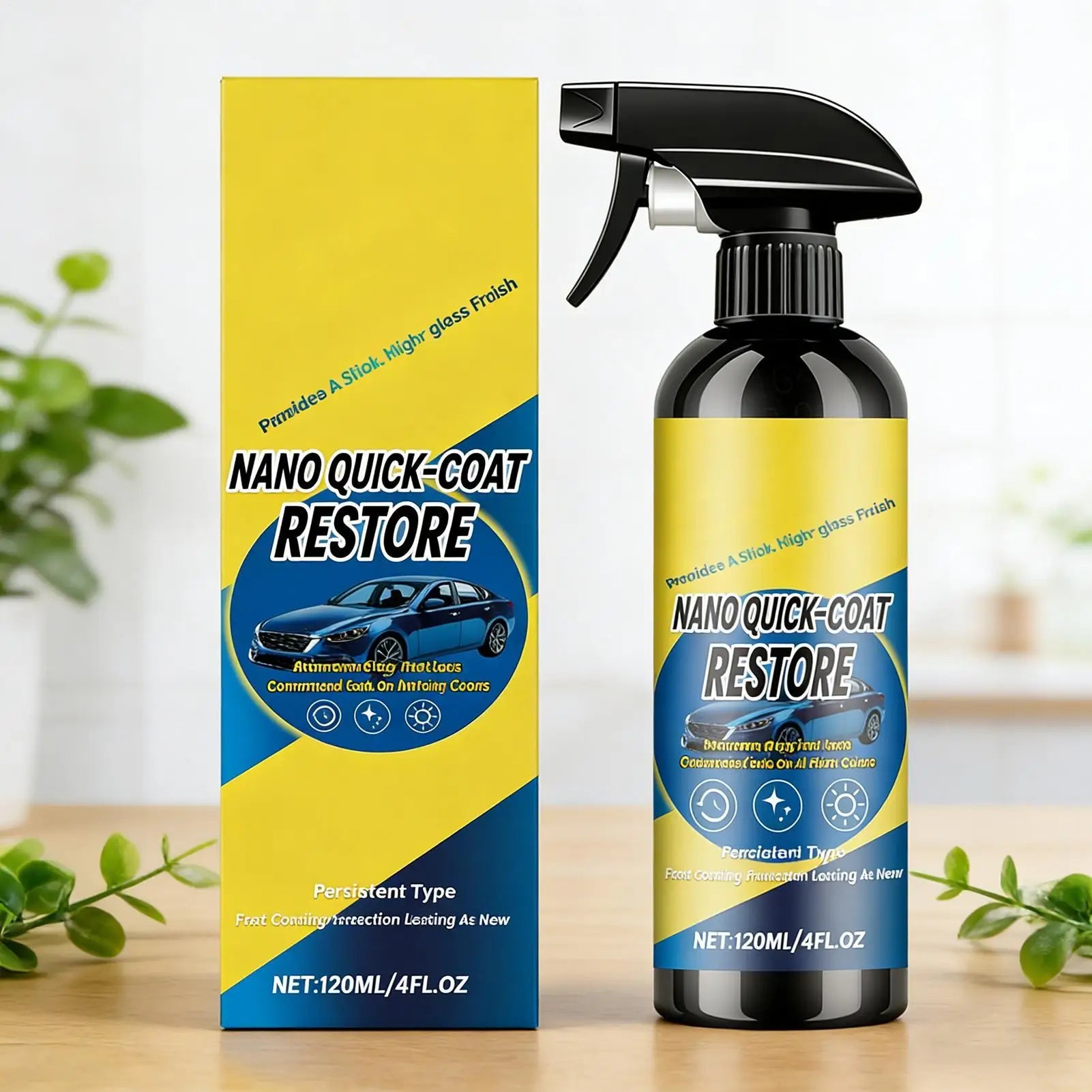 Nano Ceramic Coating Spray for Cars 120ml