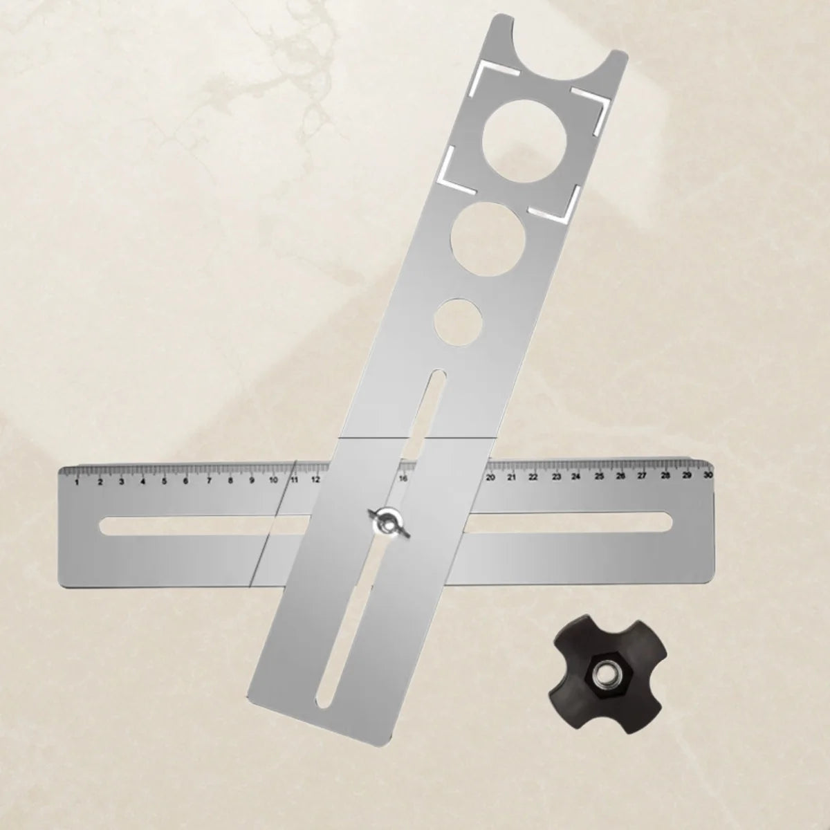 Adjustable Tile Hole Centering Drill Guide Jig