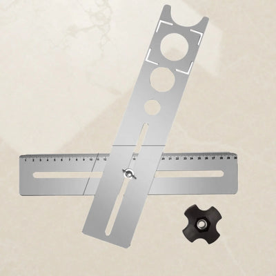Adjustable Tile Hole Centering Drill Guide Jig
