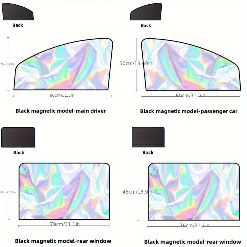 Magnetic Car Window Sunshade Cover